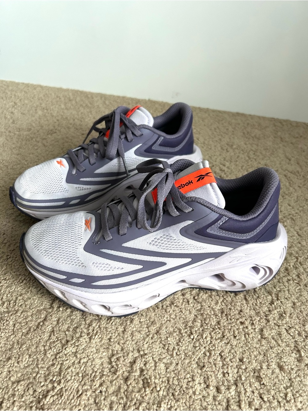 Reebok Women’s White & Purple Athletic Sneakers